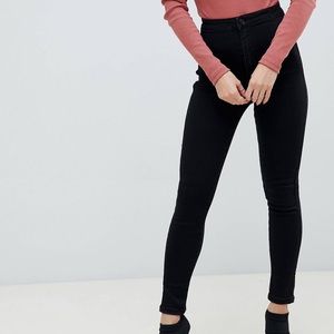 BRAND NEW Skinny High Waisted Black Jeans
